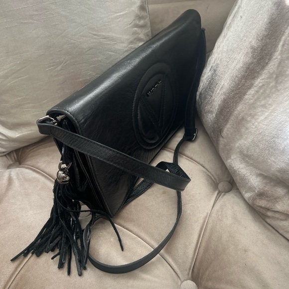 Valentino clutch or crossbody like new black leather - Picture 3 of 5